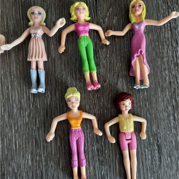 Polly Pocket McDonald's 9pc Lot Happy Meal Toy - Picture 4 of 5